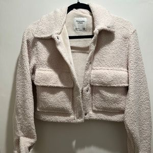 Cropped Sherpa jacket
